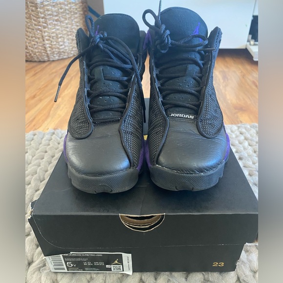 Air Jordan 13 Retro (GS) court purple - 5Y - Picture 2 of 10